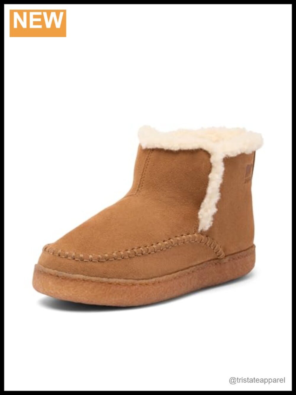 Womens Suede Faux Fur Lining Ankle Booties Slip On Comfy